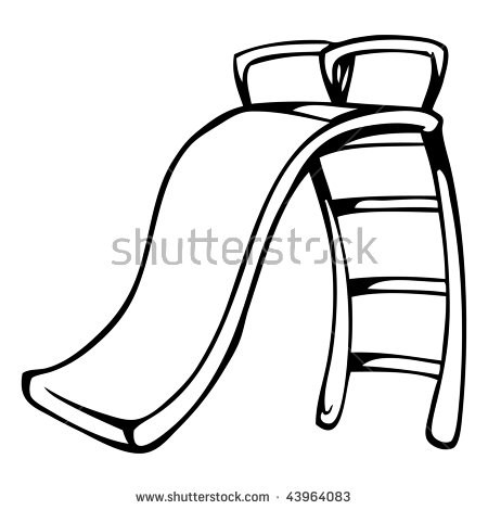 450x470 Slide Clipart Black And White