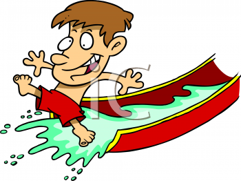 350x262 Water Slide Clip Art