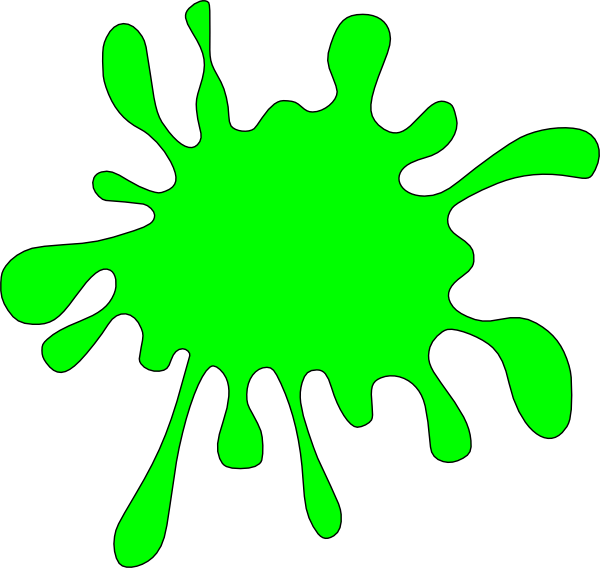 600x568 Lime Splat Clip Art