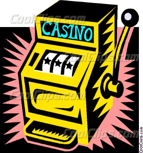 280x300 Slot Machine Vector Clip Art