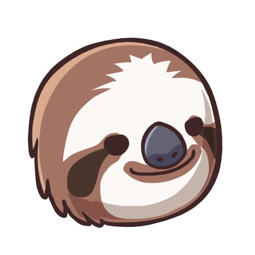500x500 Sloth Clipart Sad