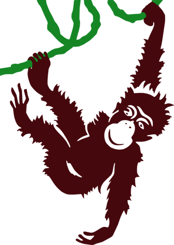 354x500 Hanging Sloth Public Domain Vectors