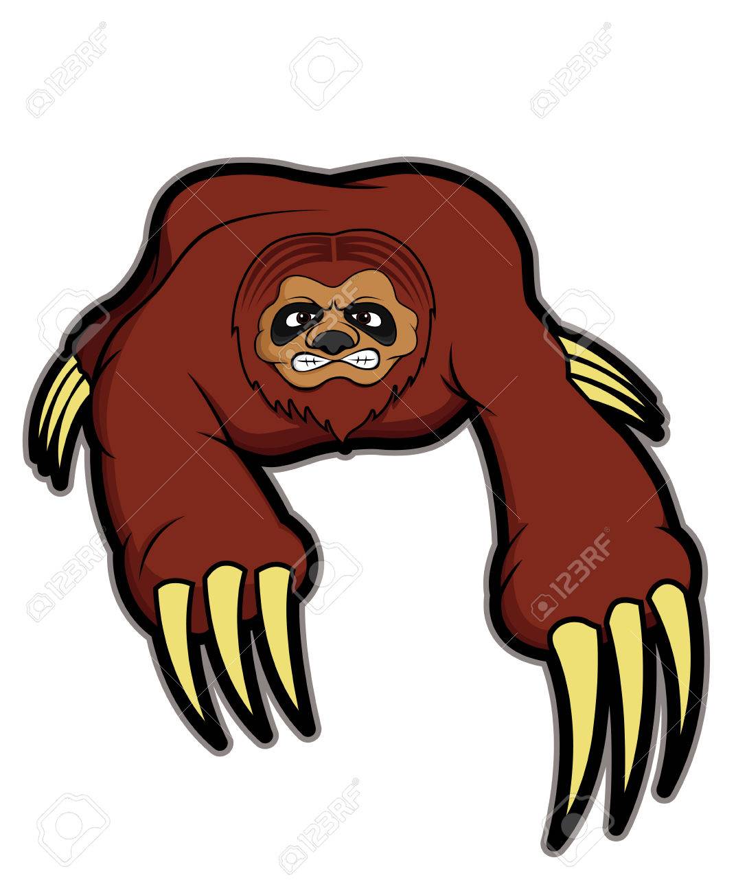 1072x1300 Sloth Cartoon Royalty Free Cliparts, Vectors, And Stock