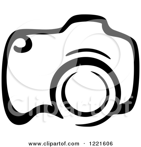450x470 Black And White Camera Clipart