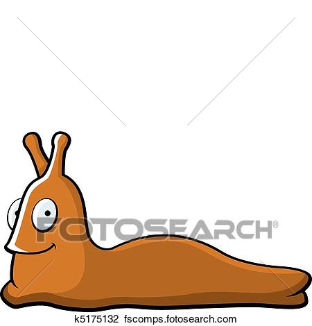 450x470 Clipart Of Slug Smiling K5175132