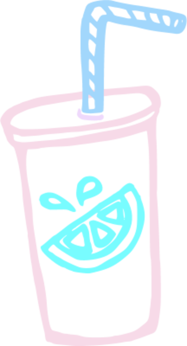 600x1111 Straw Clipart Smoothie Cup