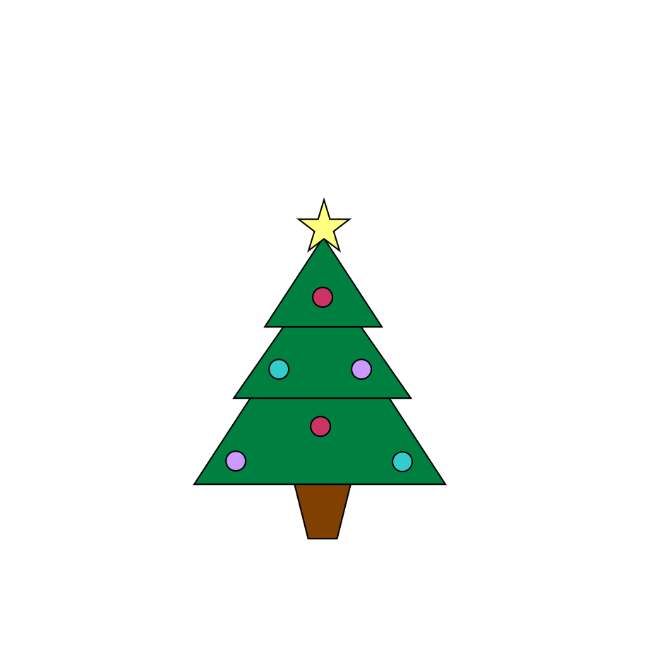 928x928 Christmas Tree Clip Art Clipart