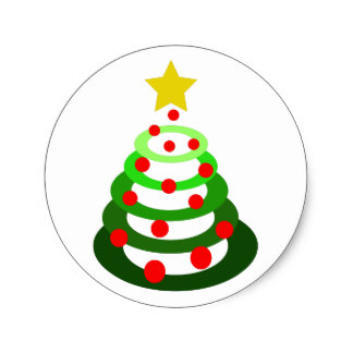 324x324 Small Christmas Stickers Zazzle