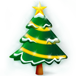 256x256 Small Christmas Tree Stickers Fun For Christmas