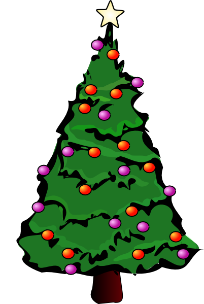 402x599 Christmas Tree Clip Art