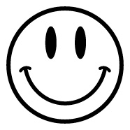 186x186 Smiley Face Black And White Clipart Panda