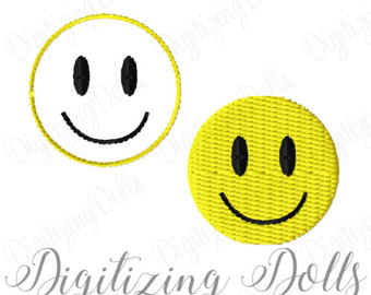 340x270 Embroidery Smiley Etsy
