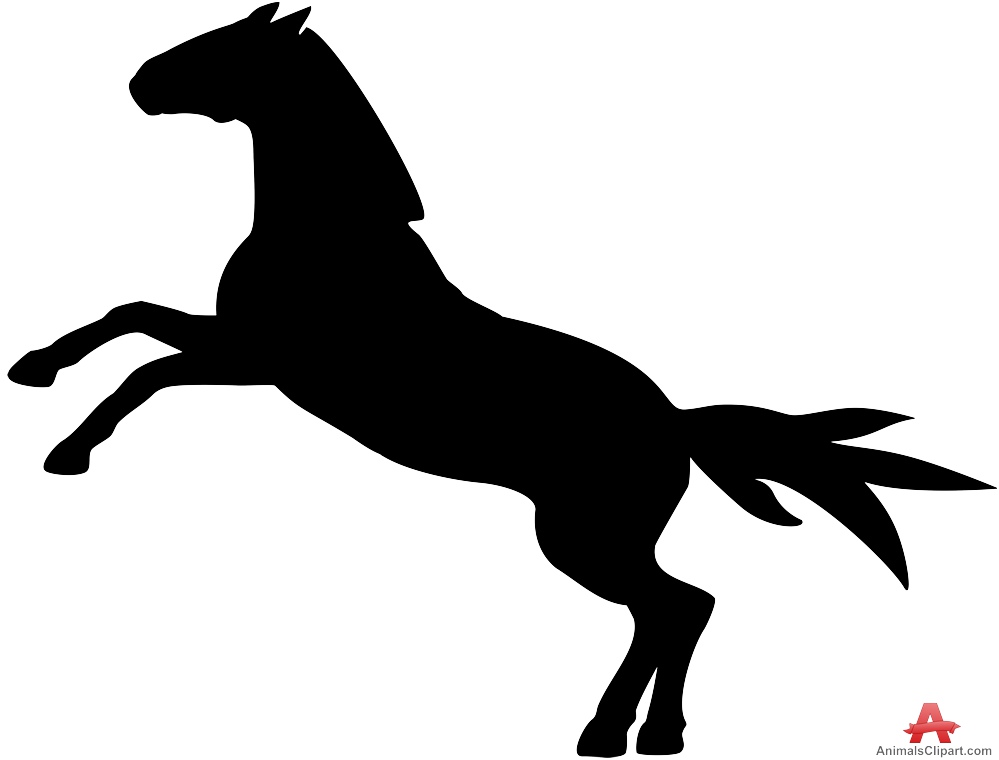 999x760 Little Horse Silhouette Free Clipart Design Download