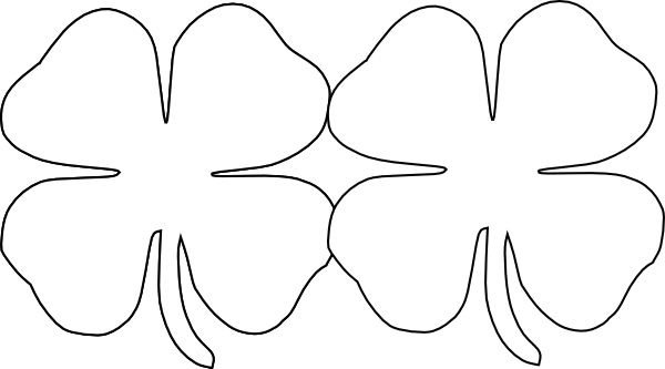 600x333 4 Leaf Clover Four Leaf Clover Clip Art