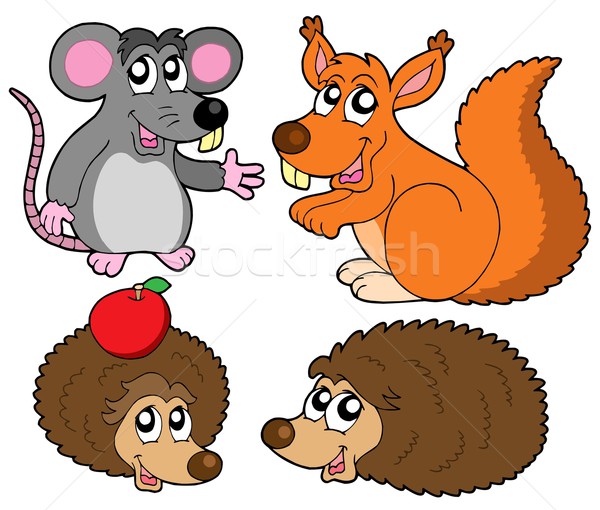 600x510 Small Animals Collection Vector Illustration Klara Viskova