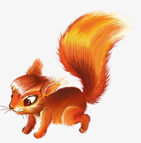 493x500 Beautiful Squirrel, Squirrel, Small Pets, Cartoon Animals Png