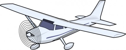 425x170 Light Aircraft Clipart