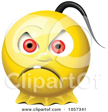 450x470 Royalty Free Vector Clip Art Illustration Of A 3d Sad Yellow