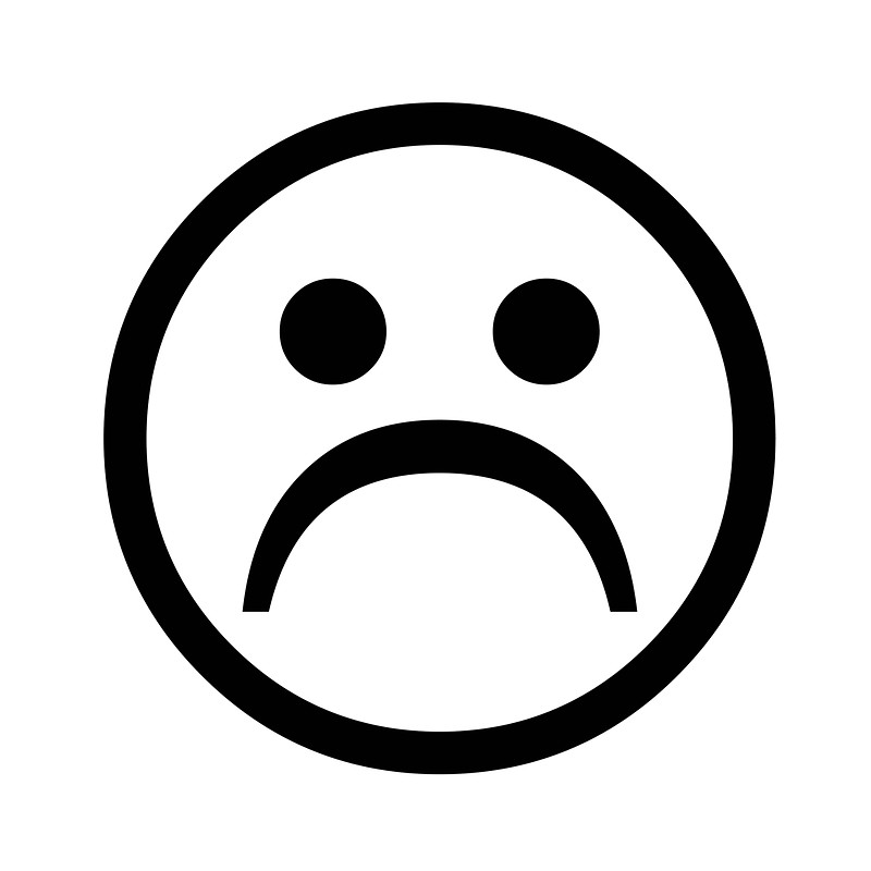 800x800 Small Sad Face