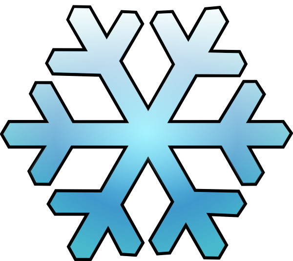 600x533 Snowflake Clip Art