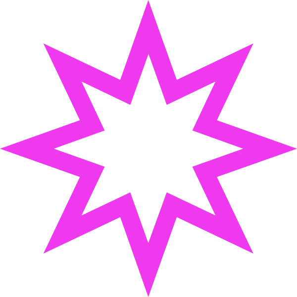 600x600 Purple Star Clip Art