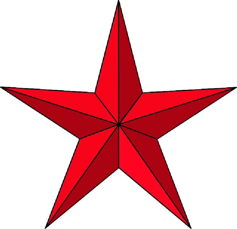 800x772 Red, Black, Icon, Blue, Small, Outline, Symbol, Star