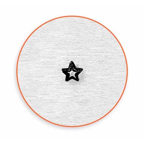 500x500 Star Outline 2.5mm Stamp