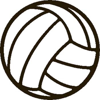 350x349 Small Volleyball Cliparts