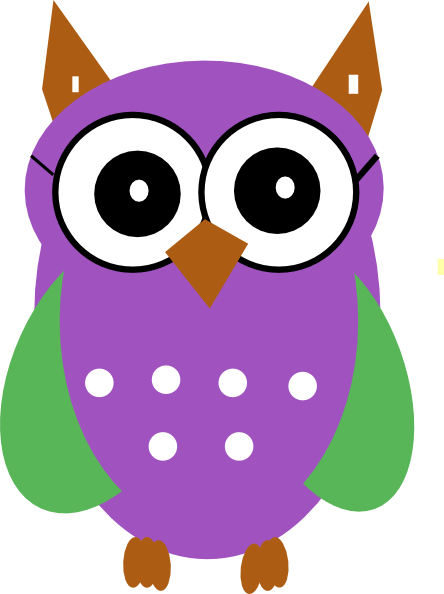 444x594 Owl Clip Art