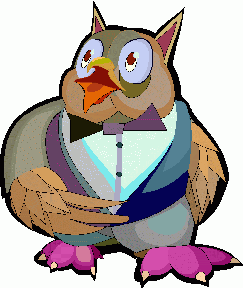 490x581 Smart Owl Clipart