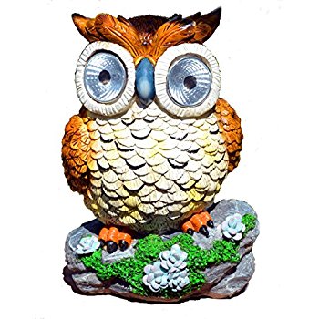 350x350 Smart Solar 3563wrm2 Solar Owl Accent Lights, Set