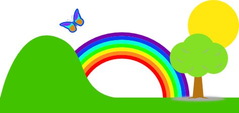 474x225 Rainbow Images Clip Art Rainbows