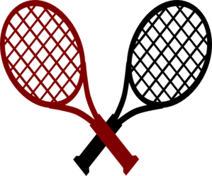 299x249 Maroon Tennis Smash Cancer Clip Art