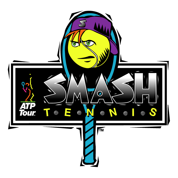 745x745 Smash Tennis Free Vector 4vector