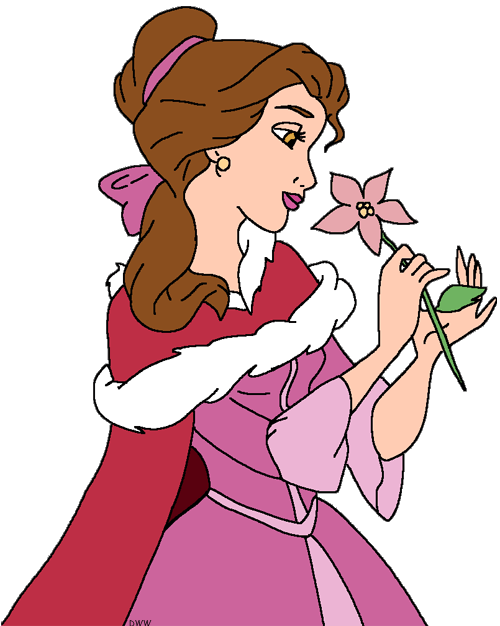 500x626 Disney's Belle Clip Art Disney Clip Art Galore