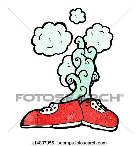 449x470 Clipart Of Cartoon Smelly Old Shoes K14807955
