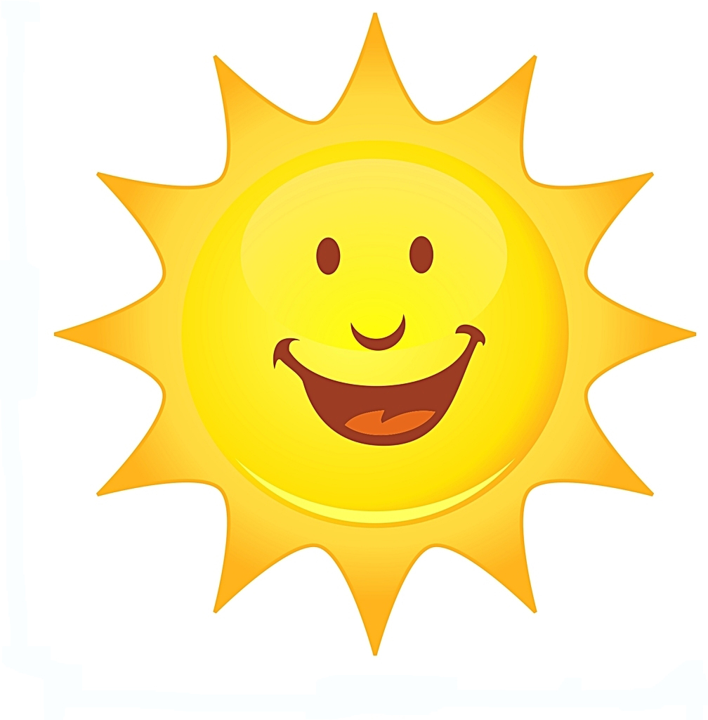 1008x1024 Clip Art Smiling Sun Clipart