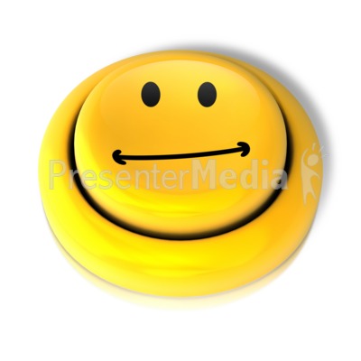400x400 Smiley Face Neutral Button