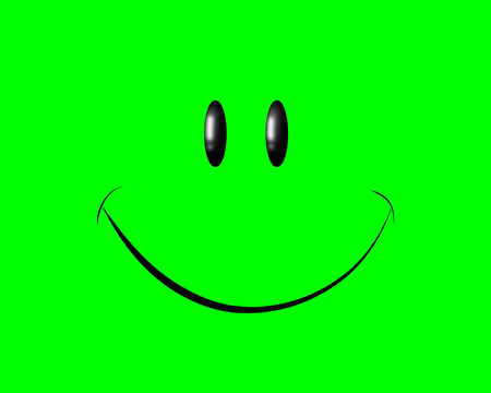 450x360 Green Smile Twinkley Eye