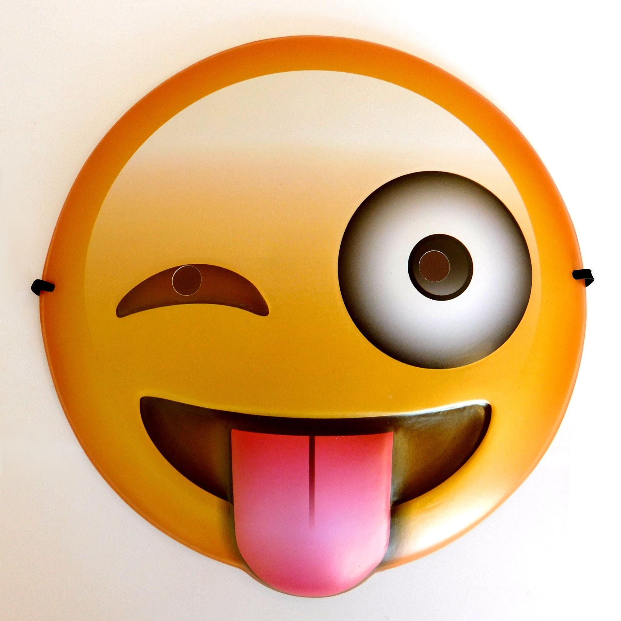 2000x2000 Tongue Out Emoji Mask Smiley Smile Face Party Novelty