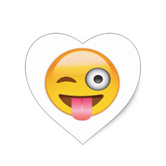 324x324 Tongue Smiley Face Stickers Zazzle
