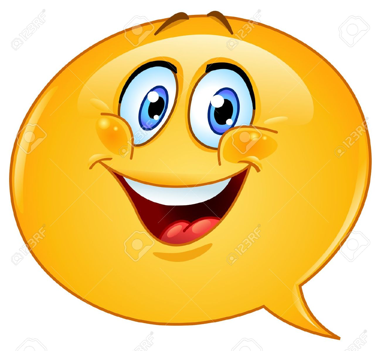 1300x1199 14033578 Speech Bubble Emoticon Stock Vector Smiley Face Cartoon