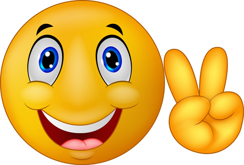 500x338 Cute Smile Emoticon Icons Vectors Set 01