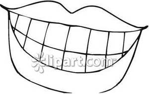 300x189 Mouth Clipart Black And White