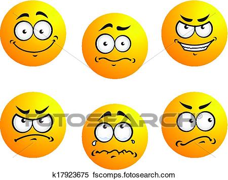 450x355 Clipart Of Different Smiles Expressions K17923675