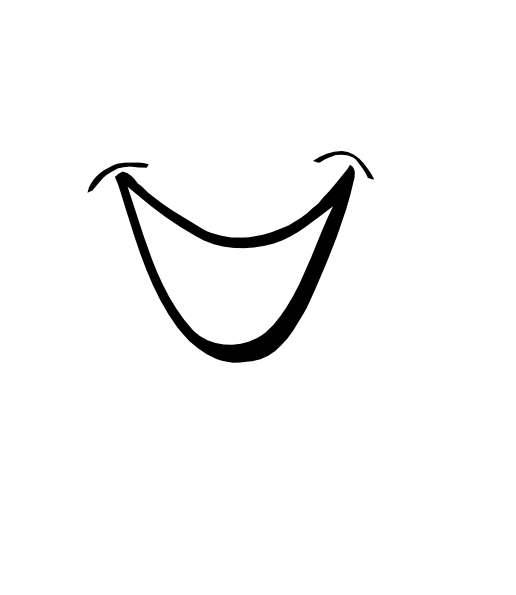 516x595 Cartoon Smile Clip Art