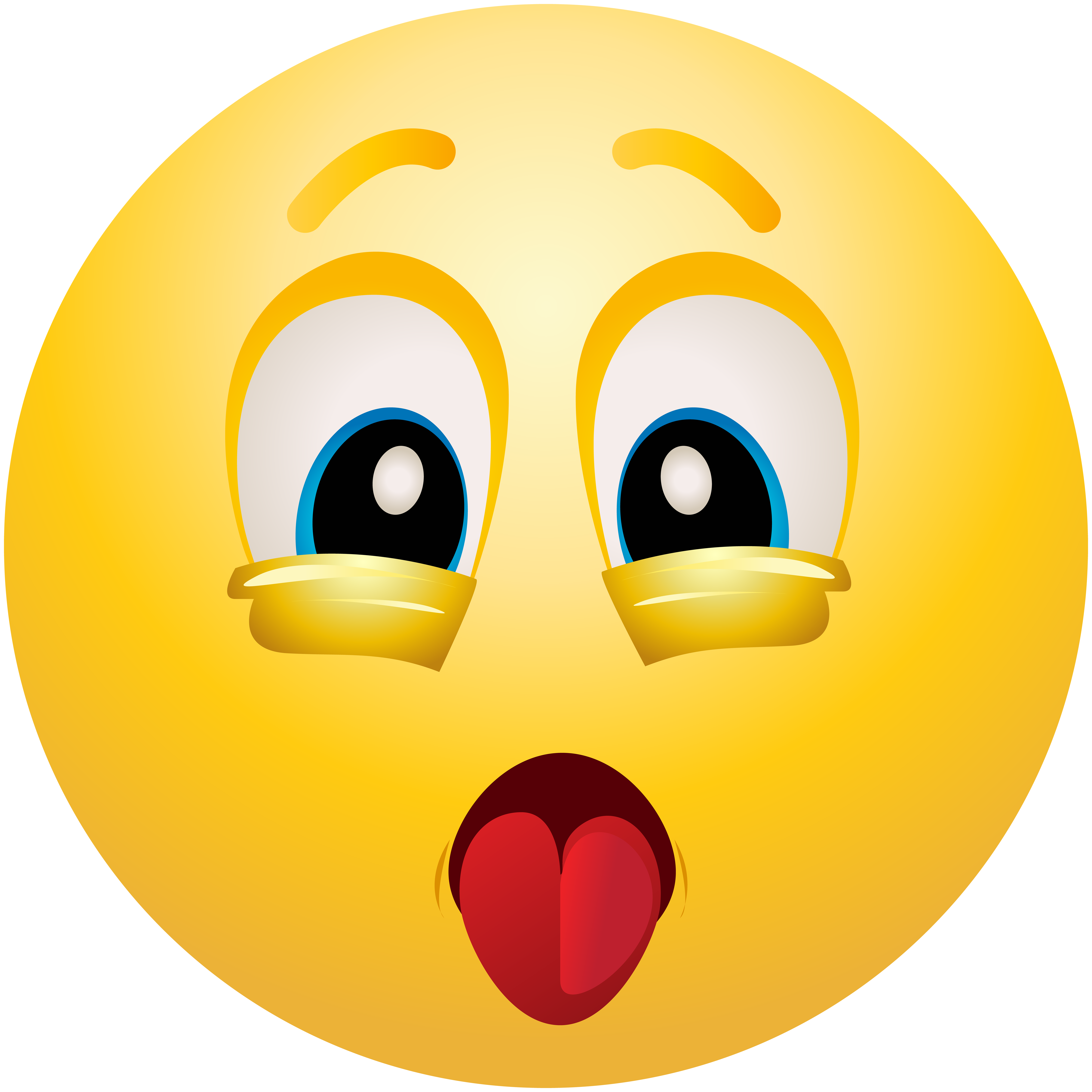 8000x8000 Exhausted Emoticon Png Clip Art