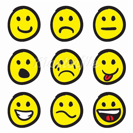 550x550 Smiley Face Clip Art Emotions Clipart
