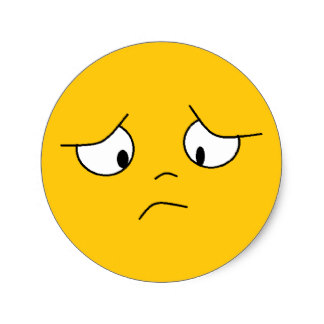 324x324 Sad Face Stickers