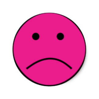 324x324 Sad Face Stickers Zazzle